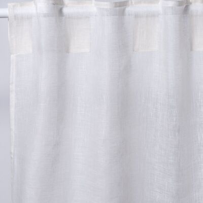 Curtain cream linen gauze 130x260cm