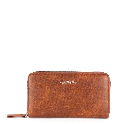 STAMP ST7416 wallet, woman, faux leather, leather color