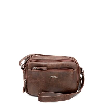 STAMP ST7410 bag, woman, eco-leather, brown