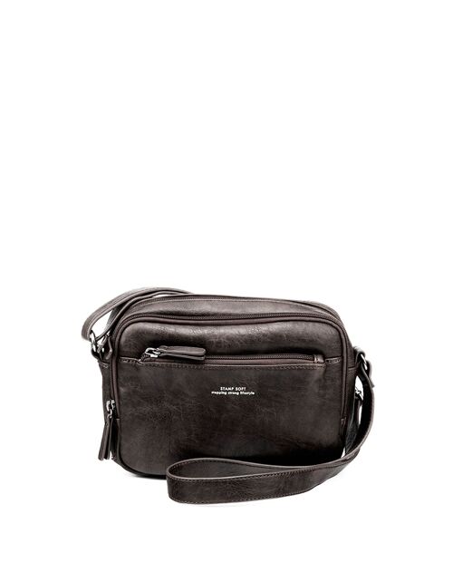 Bolso STAMP ST7410, mujer, ecopiel, color negro