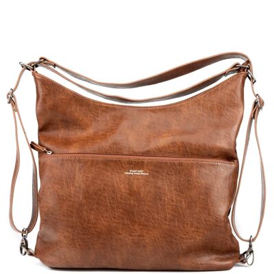 Aquila STAMP ST7414 bag/backpack, woman, faux leather, leather color