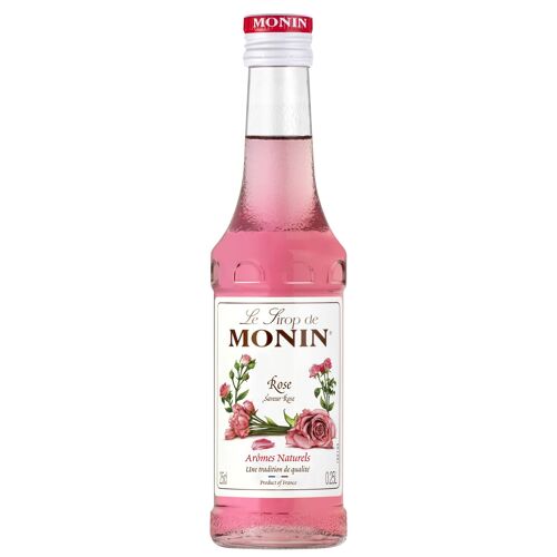 Sirop de Rose MONIN pour cocktails pétillants - Arômes naturels- 25cl