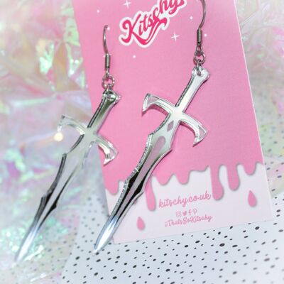 Boucles d'oreilles Excalibur