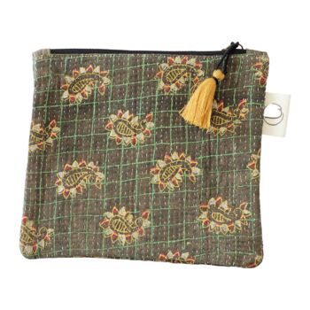 Set de 6 pochettes en kantha N°47 2