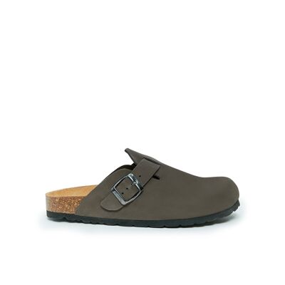 NOE gray leather slipper for MEN. Supplier code MI1039