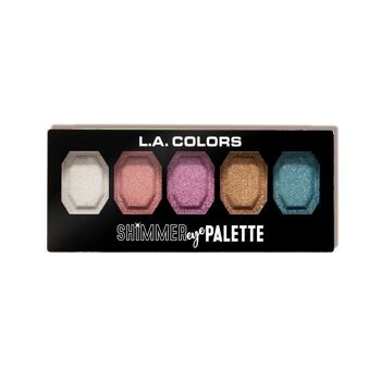 LA Colors Shimmer Palette pour les Yeux Brillant 2