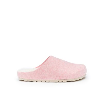 ANGEL pink felt slipper for women. Supplier code MI2009