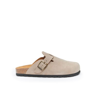 NOE brown leather slipper for women. Supplier code MI1044