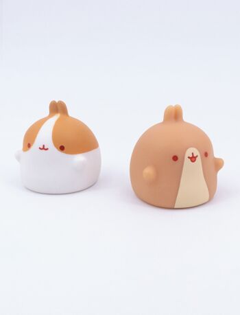Duo Figurines Pour Doigts Molang Pincos Marron 2