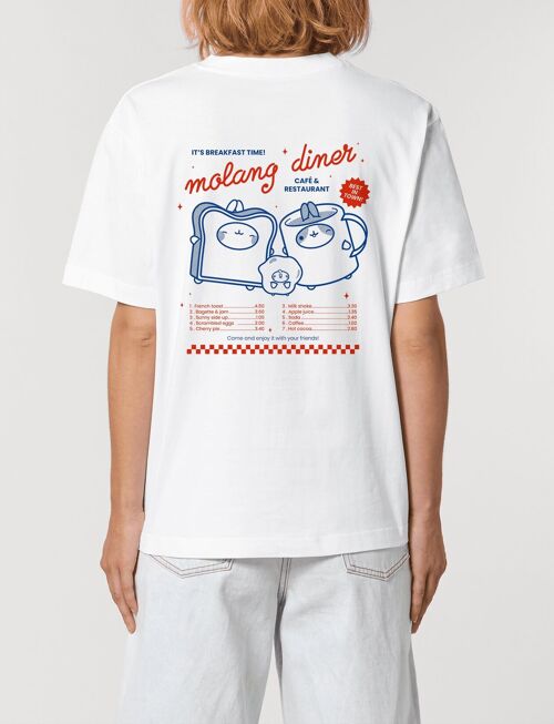 T-shirt Molang Bicolore Vintage Diner