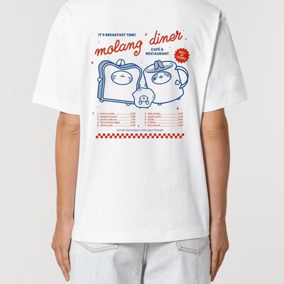 T-shirt Molang bicolore vintage Diner