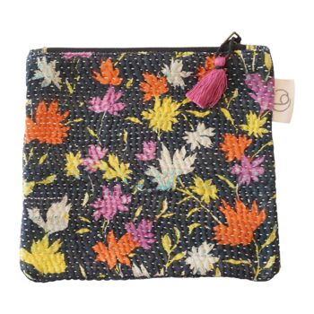 Set de 6 pochettes en kantha N°50 6