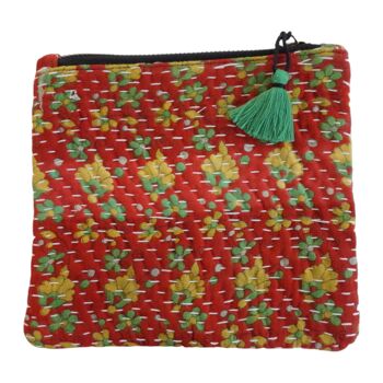 Set de 6 pochettes en kantha N°52 4