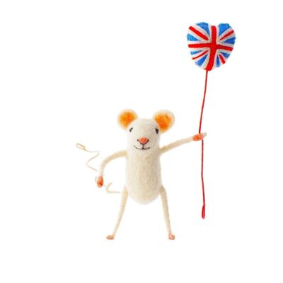 Souris ballon Union Jack