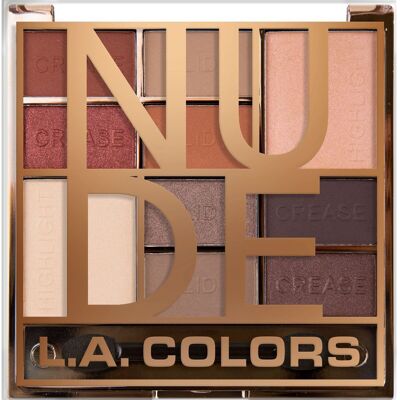 LA Colors Farbblock-Lidschatten Nude