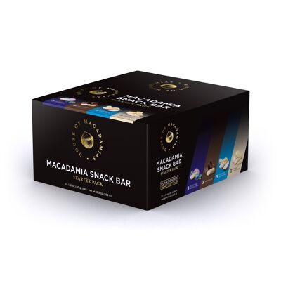 Paquete variado de barritas de macadamia 12 x 40 g