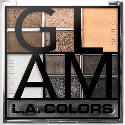 LA Colors - Color Block Eyeshadow - Cool Glam