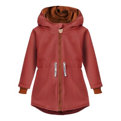 GIRLS SOFTSHELL PARKA strawberry