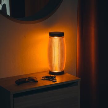 Lampe "Lantern" - En bouteille recyclées - LED intégrées avec variateur - Fait en France 3