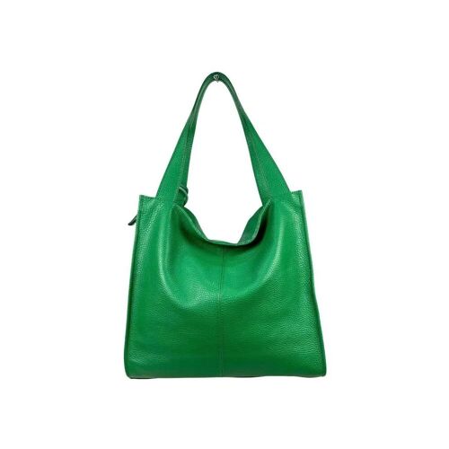 Bolso Shopper De Piel Con Gran Capacidad Y Cremallera Para Mujer