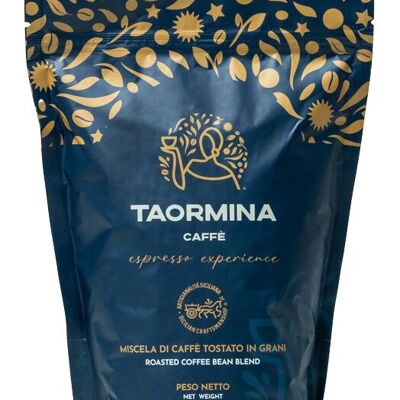 Taormina espresso coffee experience, in beans, doypack bag