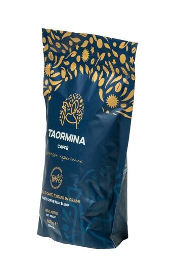 Expérience café expresso Taormina, en grains, sac doypack 2