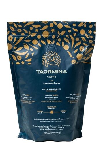 Expérience café expresso Taormina, en grains, sac doypack 6