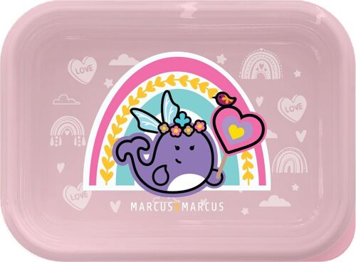 Marcus & Marcus 2 Tier Stainless Steel Lunch Box – Rainbow