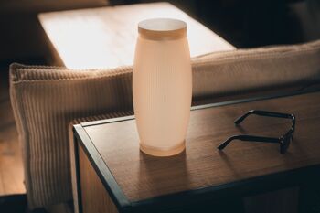 Lampe "Lantern" - En amidon de maïs - LED intégrées avec variateur - Fait en France 6