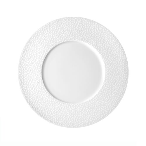 Baghera Blanc - Coffret 6 assiettes plates-MEDARD DE NOBLAT