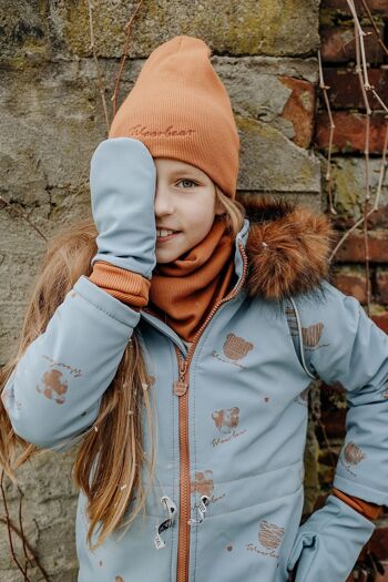 VESTE HIVER ENFANT signature bleu 3