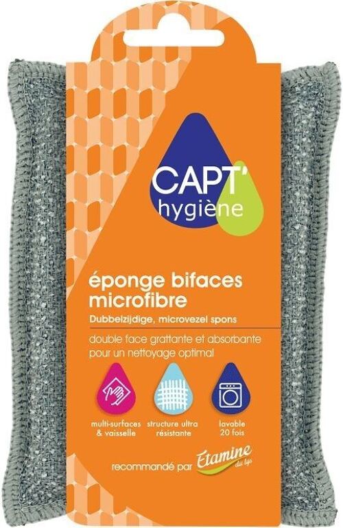 EPONGE BIFACES MICROFIBRE