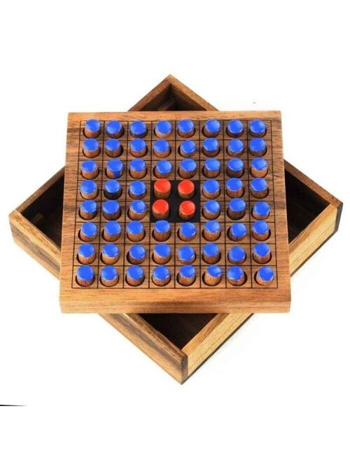 Logica Giochi Houten Bordspel Othello, LG104, 14,5×14,5x4cm