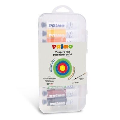 Fine poster paint in tubes 10 colours