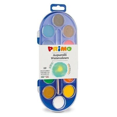 Primo 12 pastilles aquarelle 30mm