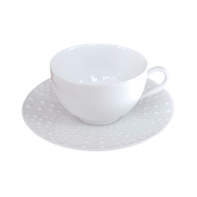 Sania Brillant - Set of 6 coffee cups and saucers-MEDARD DE NOBLAT