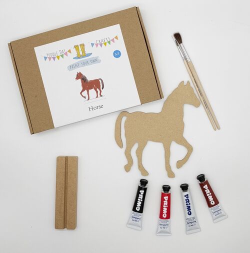 Puddle Day Crafts - Paint your Own - Horse Kit