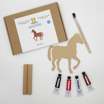 Puddle Day Crafts - Pinta tu propio - Kit de caballos