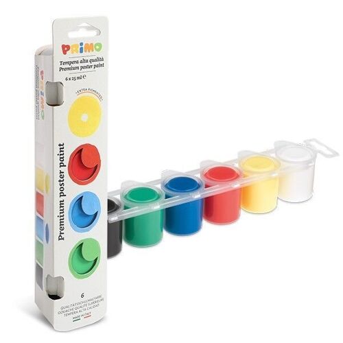 Ready-mix poster paint 6 colours