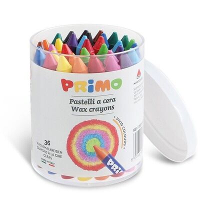 36 tina de crayones de cera