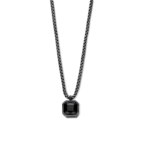 Necklace With Square Gemstone