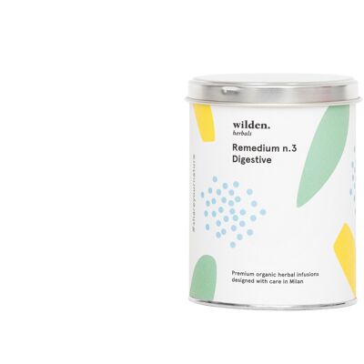 Organic herbal tea Remedium n.3 · Digestive – Loose can
