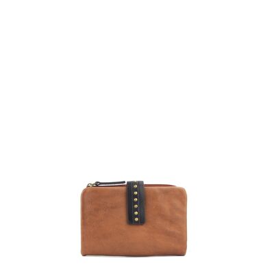 STAMP ST12101 wallet, woman, washed leather, leather color