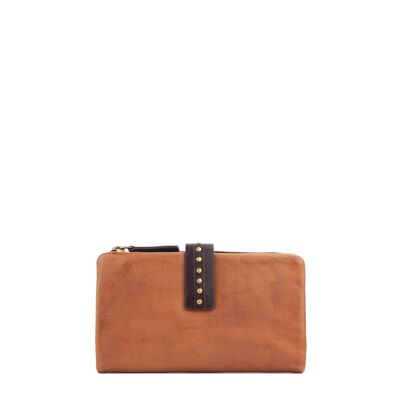 STAMP ST12104 wallet, woman, washed leather, leather color