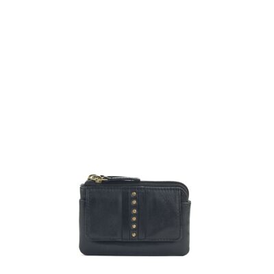 STAMP ST12106 purse, women, washed leather, black
