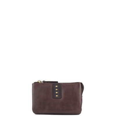 STAMP ST12107 purse, women, washed leather, brown