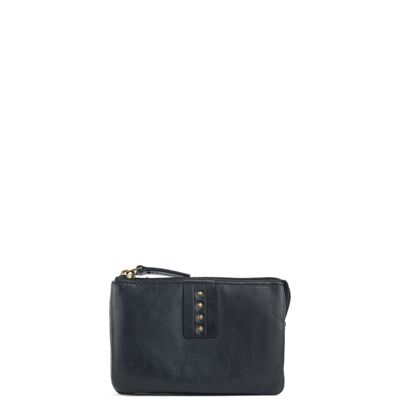 STAMP ST12107 purse, women, washed leather, black