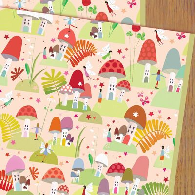 WP115 Papel de regalo de hadas