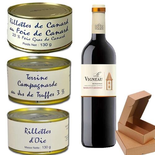 Coffret gourmand : saveurs du terroir