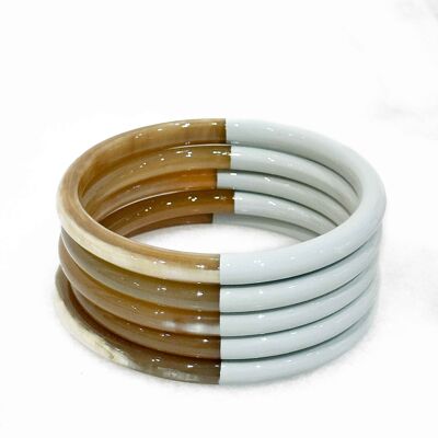 Bracelet coloré en corne véritable - Couleur 428C